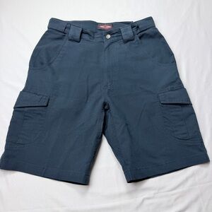 Men's Tactical Cargo Shorts in Dark Navy — Durable